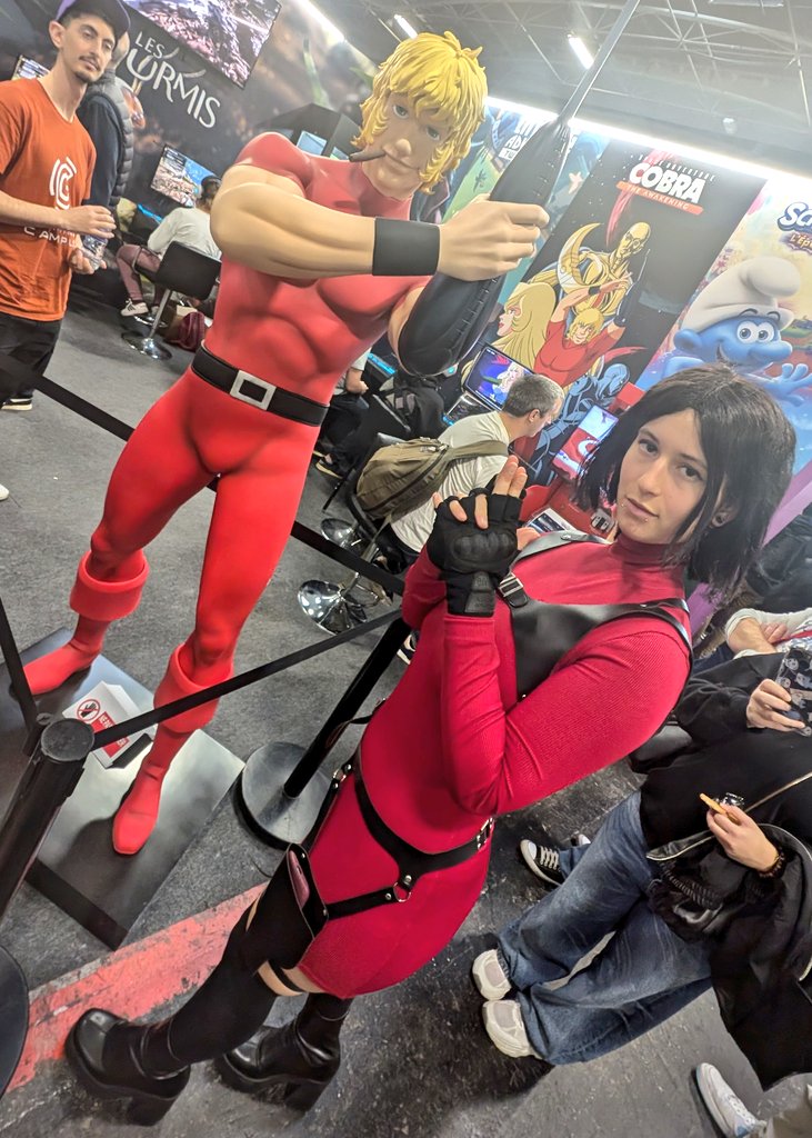 Microids_off's tweet photo. Ada Wong prend la pose avec notre cher Cobra 🥰🔥
#MicroidsPGW #PGW24 https://t.co/gHscYb7TTS
