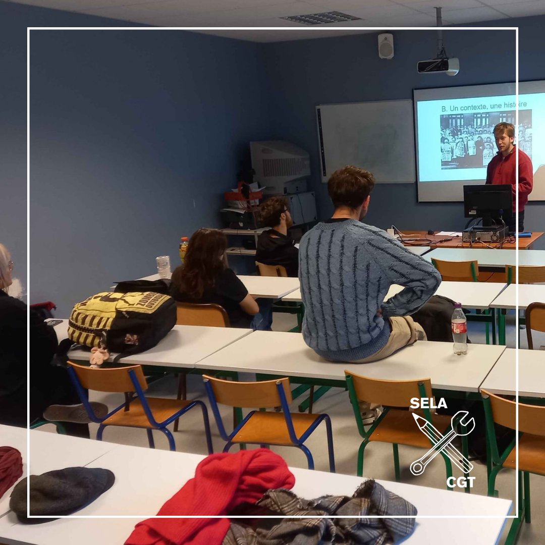🔴 formation accueil 

Cette semaine, le SELA a formé ses nouveaux et nouvelles adhérant.e.s et ses sympathisant.e.s sur l'histoire de la CGT, le modèle SELA et leurs fonctionnements.