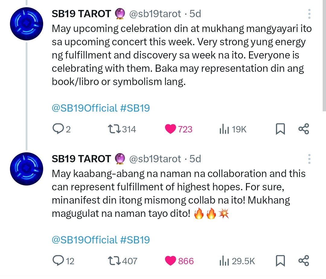 gelaszmc's tweet photo. tarot kung ano man 'toh, handa na ang otinlandia
ANIM NA TAONG SAMAHAN
@SB19Official #SB19
#Happy6thAnniversarySB19
#SB19DunkinPHThanksgi𝗩𝗜ng https://t.co/r19Bymemas