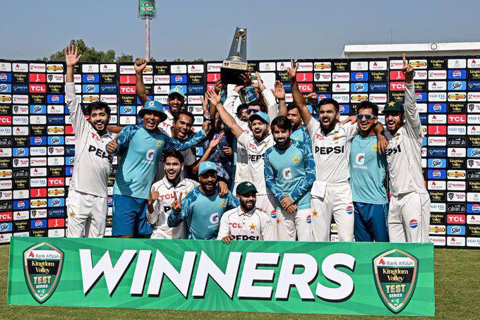 Phenomenal effort once again to make a grand comeback. Amazing turnaround by Noman and Sajid!

Congratulations, Team Pakistan 🇵🇰 ❤️