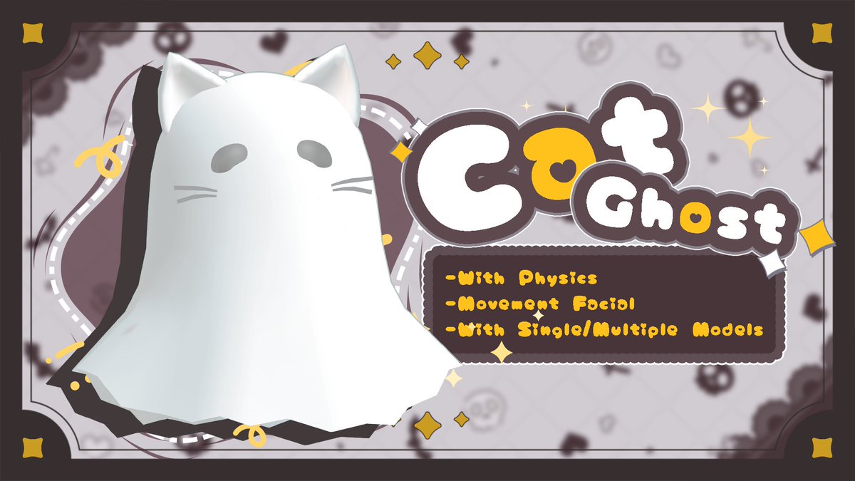 enn_iu's tweet photo. 【アクセサリ配布】Cat Ghost
配布：https://t.co/dzkRYunAO2 https://t.co/4N9f3RiuEp