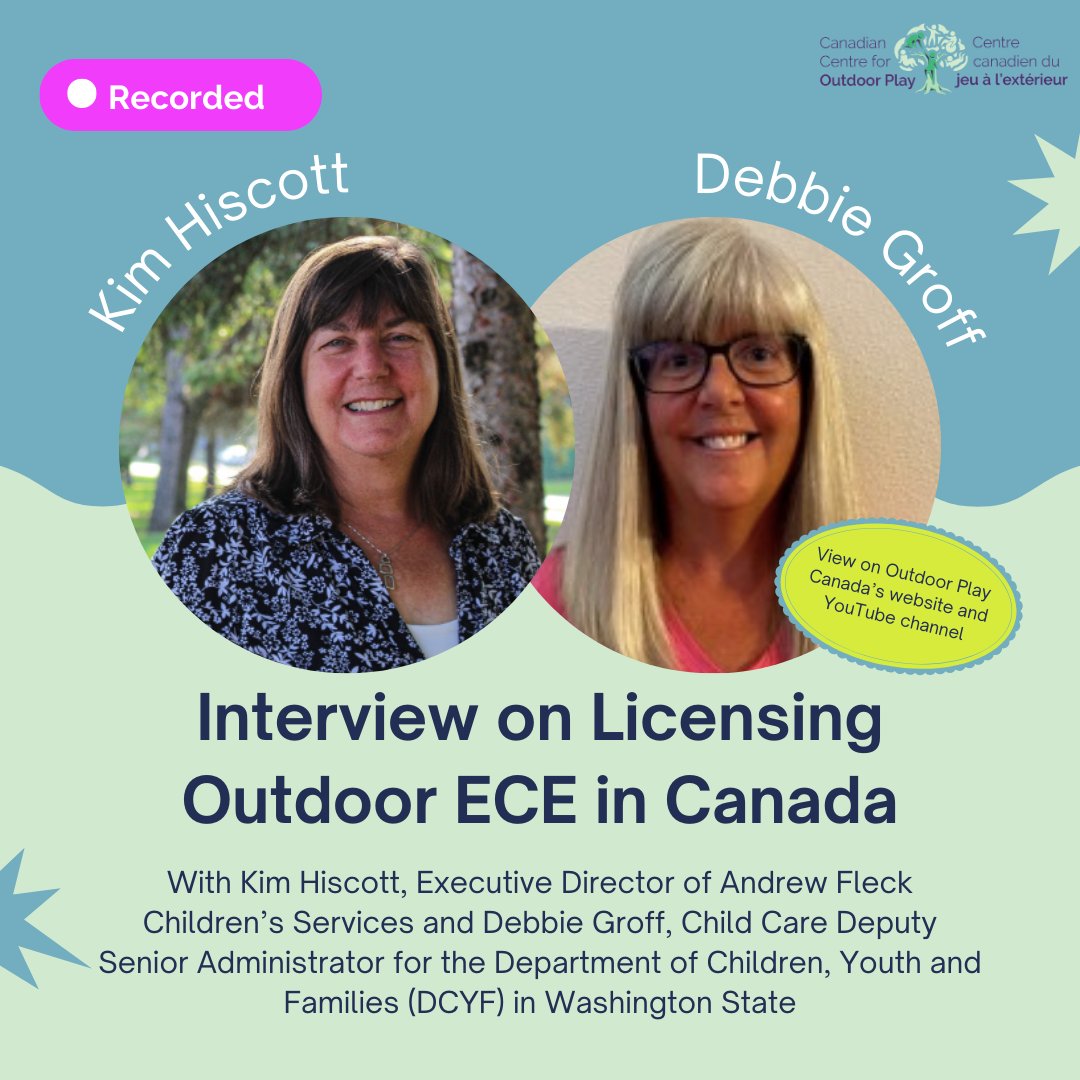 Kim Hiscott, Executive Director of Andrew Fleck Children's Services sat down with Debbie Groff, Child Care Deputy Senior Administrator for the Department of Children, Youth and Families (DCYF) in Washington State. 

Watch the full conversation here: 👇

youtube.com/watch?v=Q3m5s_…