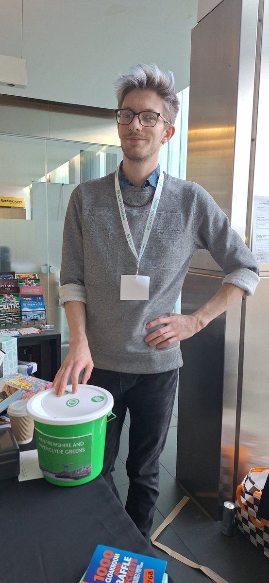 We're at our stall at reception here to help out with local questions and selling raffle and social tickets!

Also advertising our very fancy quiz prize that you could be in with a chance of winning.

Here's to a great conference!