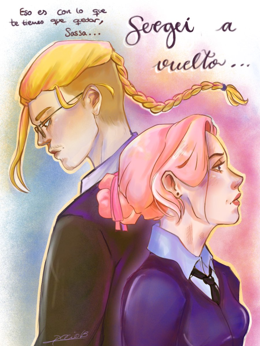 Para celebrar el aniversario del trauma de mi vida (dos dias tarde, pero mejor tarde q nunca) 😭🫶 

Espero q os guste mucho <a href="/DanteLovino/">🌌Dante Lovino🌌</a> <a href="/LiliCross_/">Lili Cross ❤️‍🩹🌷</a> 🫂