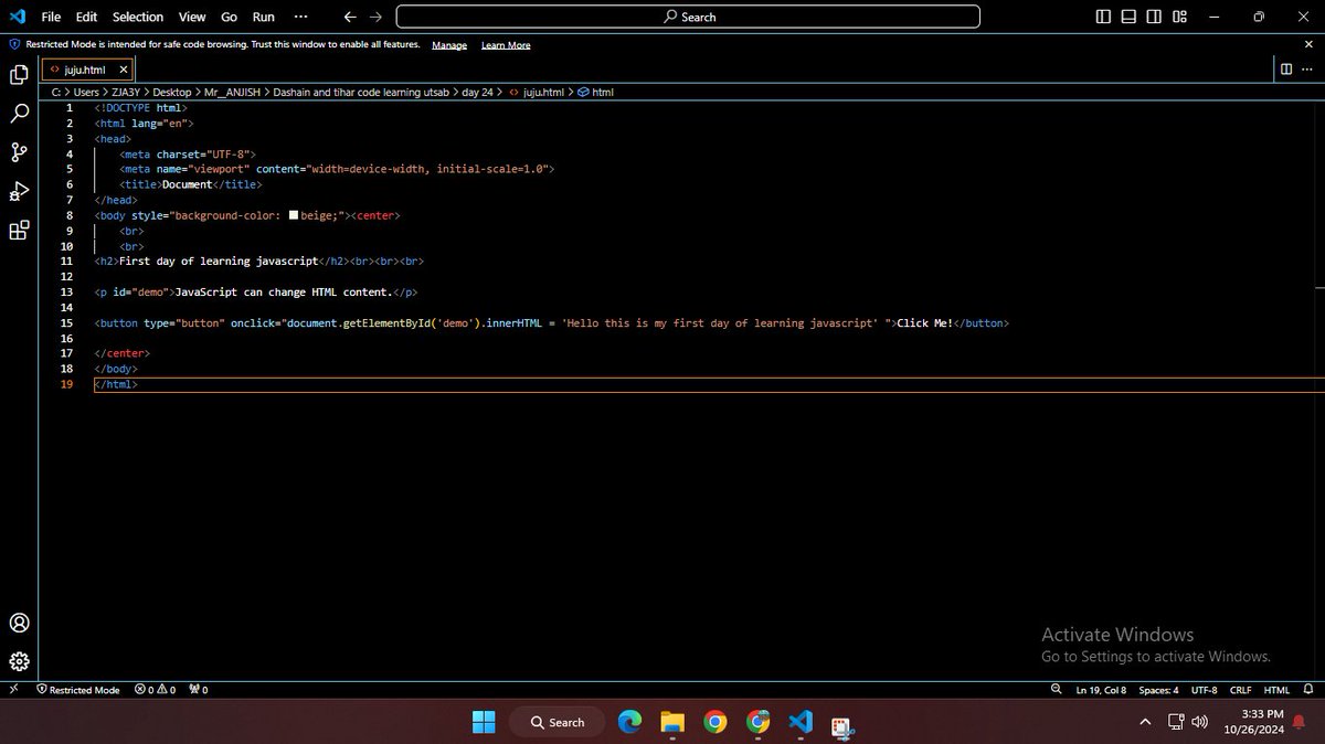 Anjish357410's tweet photo. #LUD24 of learning web development with #LearningutsavToday . Make this Dashain-Tihar #FestivalOfLearning with
@learning_utsav

#LearningUtsav #day24oflearning https://t.co/lubNA2hY3T