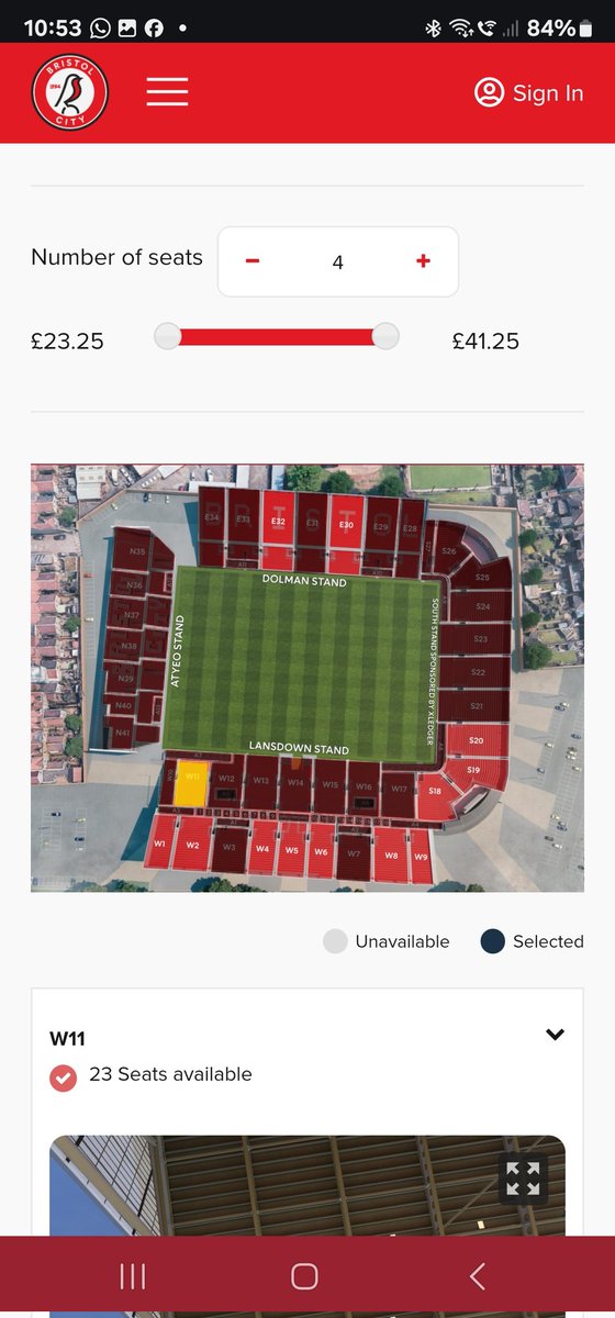 Pipes1975's tweet photo. @LUFC In that yellow bit of the home stand. But will enjoy having my whole family with me to watch a glorious victory for the Peacocks. https://t.co/JObDQzrTfT
