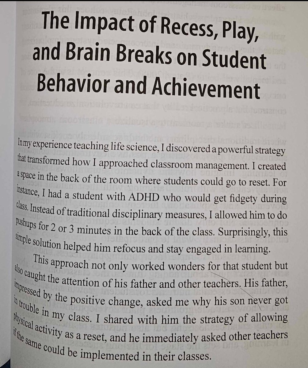 Empower students by turning fidgetiness into self-regulation opportunities! Allowing movement, like doing push-ups in the back of the classroom, helps them release energy and refocus, improving behavior and learning experience. 
amazon.com/gp/aw/d/195941…
<a href="/teachergoals/">TeacherGoals</a>