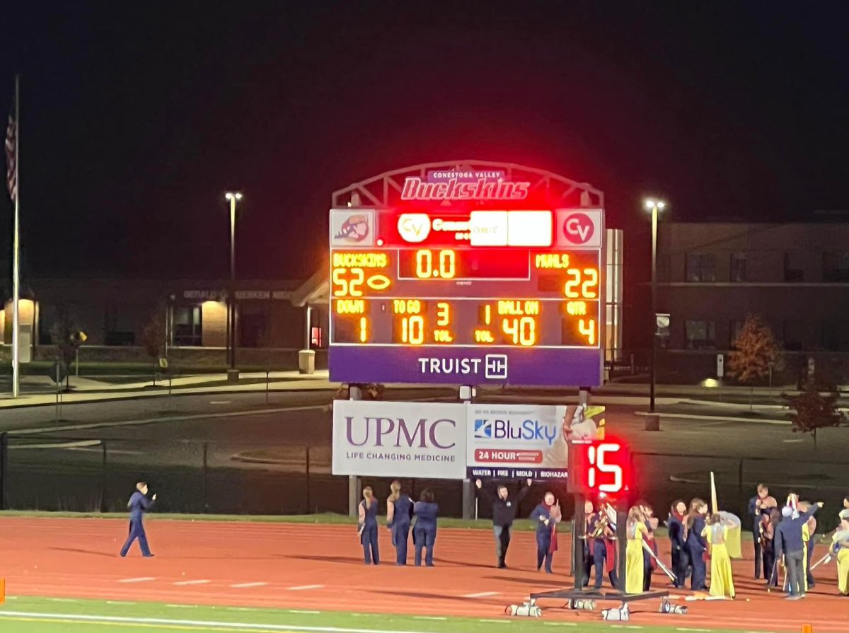 cvblx's tweet image. Congratulations to the Buckskins Varsity Football with a 10-0 season!!