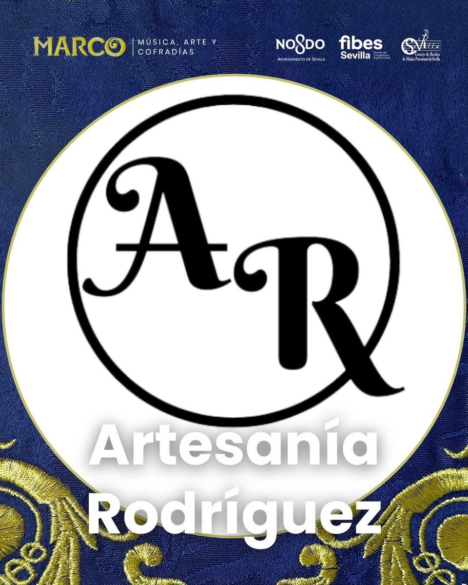 🟣 Artesanía Rodríguez estará en #Marco24

🔜 Podrás conocer de cerca su variedad de productos y servicios en Fibes Sevilla del 29 de noviembre al 1 de diciembre en nuestra Feria Cofrade.

📲 feriamarco.com
