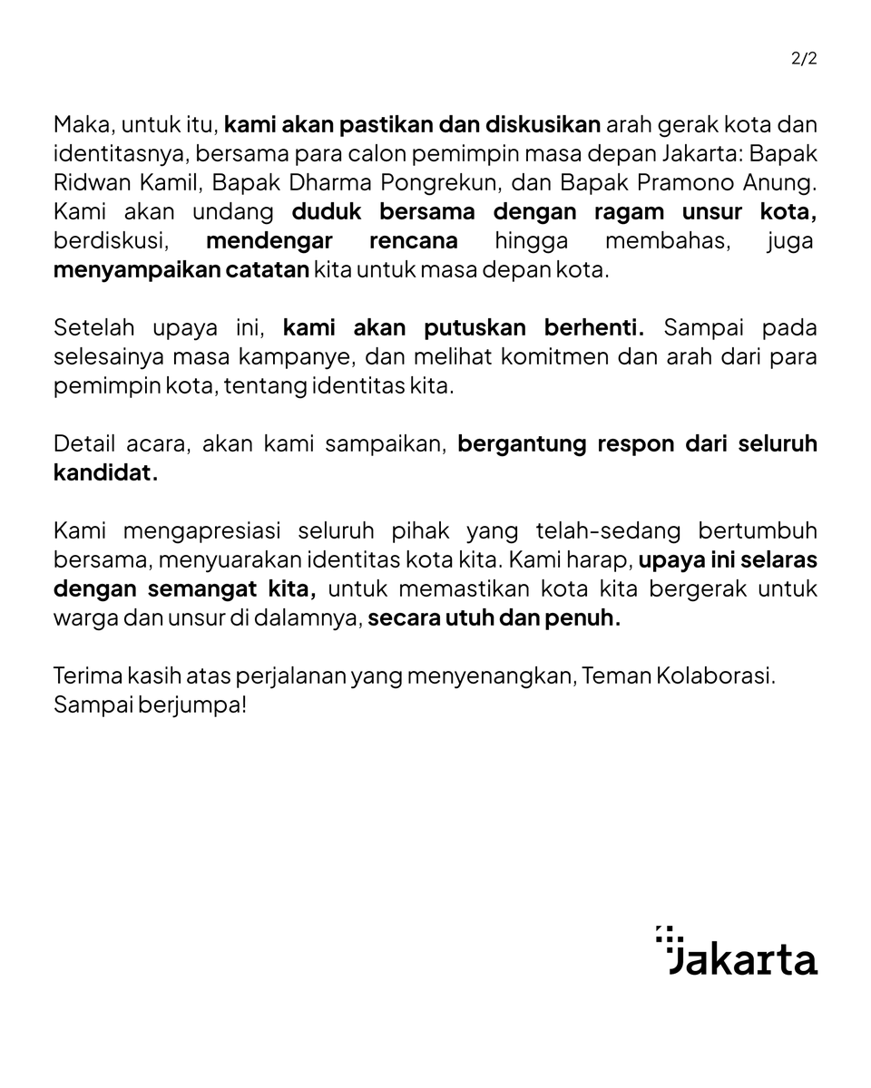 +Jakarta (baca: Plus Jakarta) tweet media