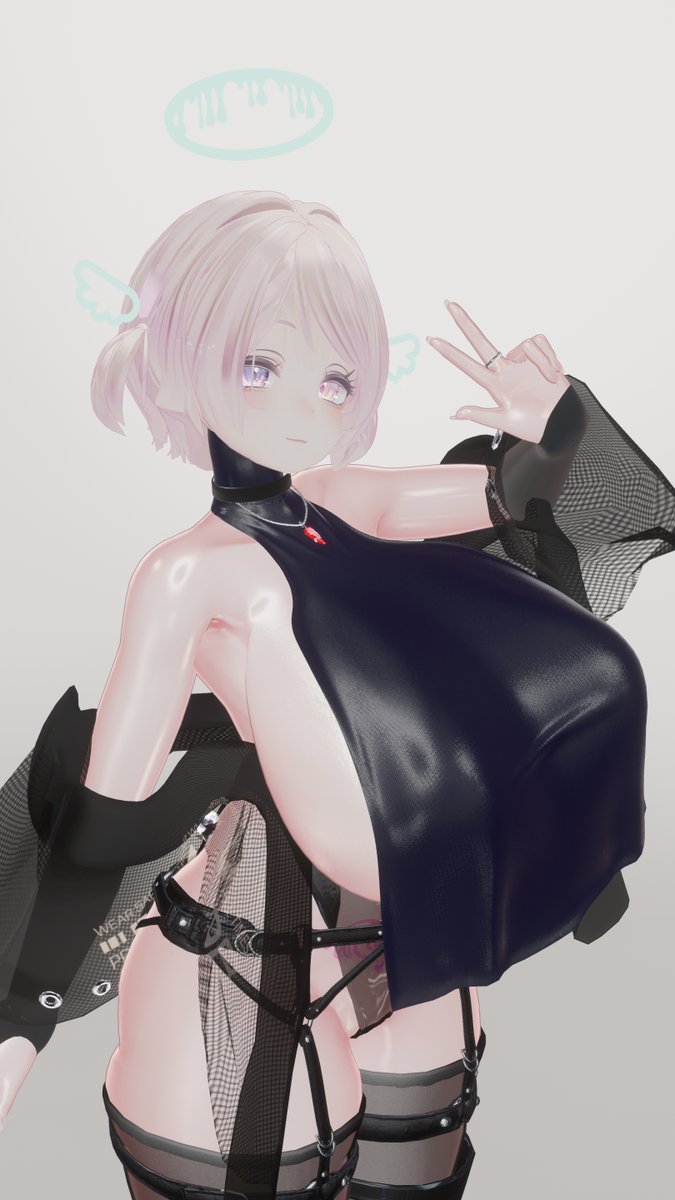 もぎきまうさんに教えてもらったコーデ!!
おっぱいでかすぎで透け透けバニーが全然見えん!!! 