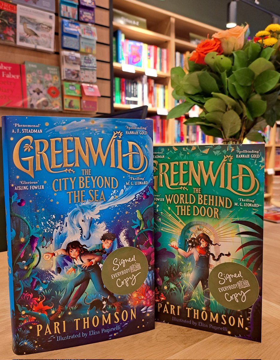 Everybody Reads (@everybody_reads) on Twitter photo Thank you so much <a href="/PariThomson/">Pari Thomson</a> for signing our copies of Greenwild: The World Behind The Door and The City Beyond The Sea yesterday!
#parithomson #greenwild #signedbytheauthor #childrensbooks <a href="/MacmillanKidsUK/">Macmillan Children's Books</a> Thank you so much <a href="/PariThomson/">Pari Thomson</a> for signing our copies of Greenwild: The World Behind The Door and The City Beyond The Sea yesterday!
#parithomson #greenwild #signedbytheauthor #childrensbooks <a href="/MacmillanKidsUK/">Macmillan Children's Books</a>