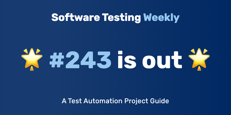 QANewsletter's tweet photo. Hey, testers! 🙂

The 243rd issue is out!
https://t.co/5HmSdAuPQ2

Congrats @TestAndAnalysis, @Maaikees, @vsharovatov1, @sritajpatel, @masodbahrami, @shivjirwankar, @bartekpacia and @Nikolay_A00!

#SoftwareTesting #QA https://t.co/HjE1io8oyc