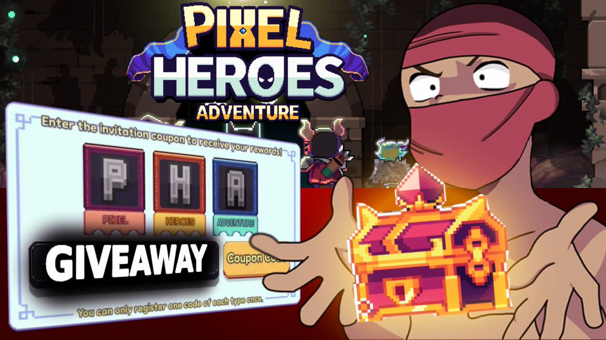 No_oneam's tweet photo. 🎉 GIVEAWAY🎉

🚀 Win 30 P Codes for Pixel Heroes! 🚀

1️⃣ Follow @BrucelyDe &amp; @PixelHeroesMMO 
2️⃣ Like &amp; Retweet
3️⃣ Join our Discord: https://t.co/HpJ3G8IA0r…
4️⃣ Tag 3 friends who’d love this game!
5️⃣ Drop your RON wallet address in the comments! (No RNS/.ron)
✨ Don’t miss out https://t.co/hR7kqf180n