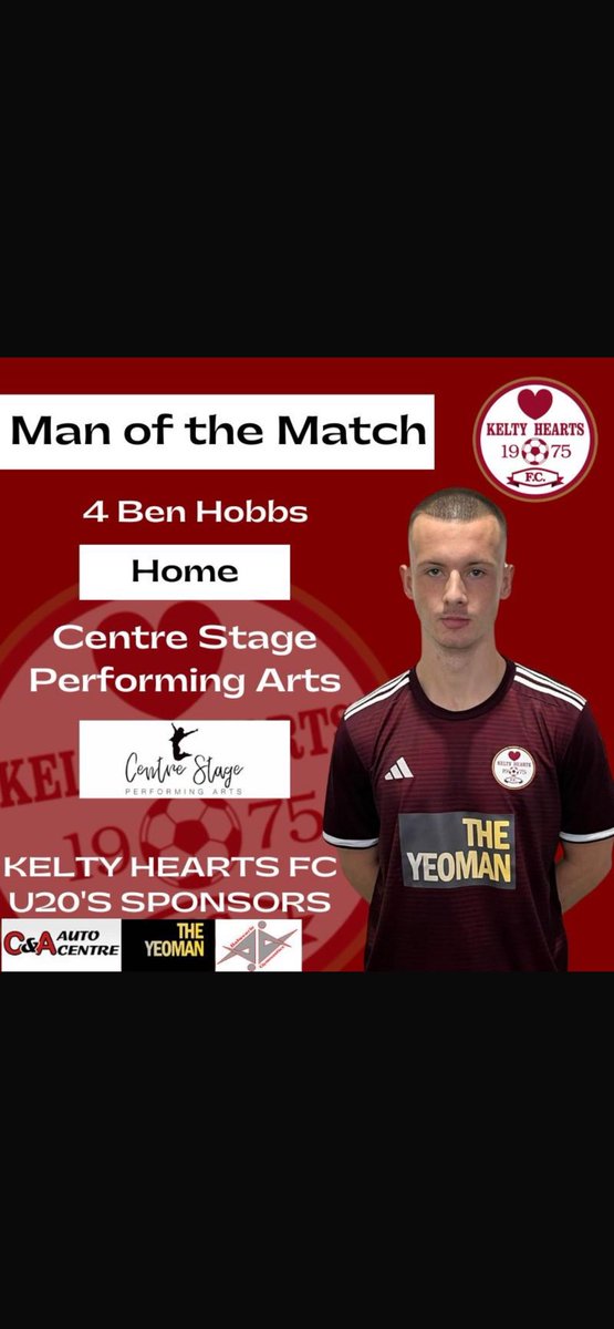 The lads continued their unbeaten league run last night with a 3-2 win over Linlithgow Rose. Not our best performance but it’s another 3 points