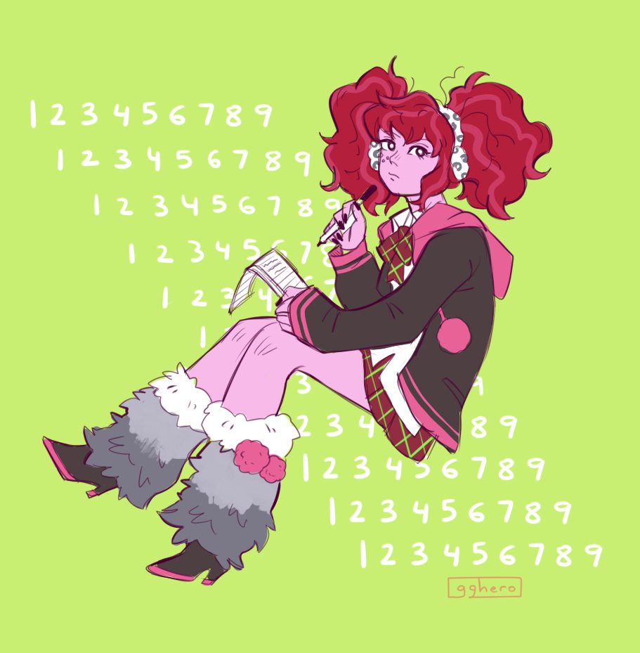 「calculator Clover is my fave Clover actu」|gghero @ Commissions CLOSED | Descriptionのイラスト