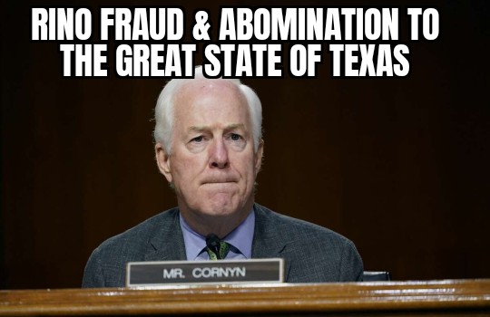 <a href="/amuse/">@amuse</a> <a href="/KenPaxtonTX/">Attorney General Ken Paxton</a> <a href="/BasedMikeLee/">Mike Lee</a> <a href="/JohnCornyn/">Senator John Cornyn</a> Your political career is over. Trump smoked you out for the RINO shithead you are. Remember that red flag gun shit you were pumping? Texans do. You will be primaried into the dustbin of history.