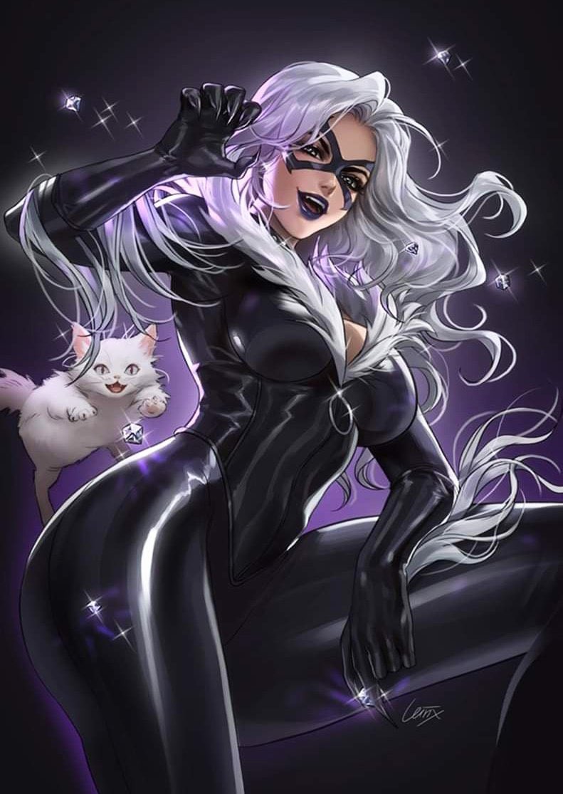 DailyComicWomen's tweet photo. Black Cat by Leirixart https://t.co/63bp2i3wji
