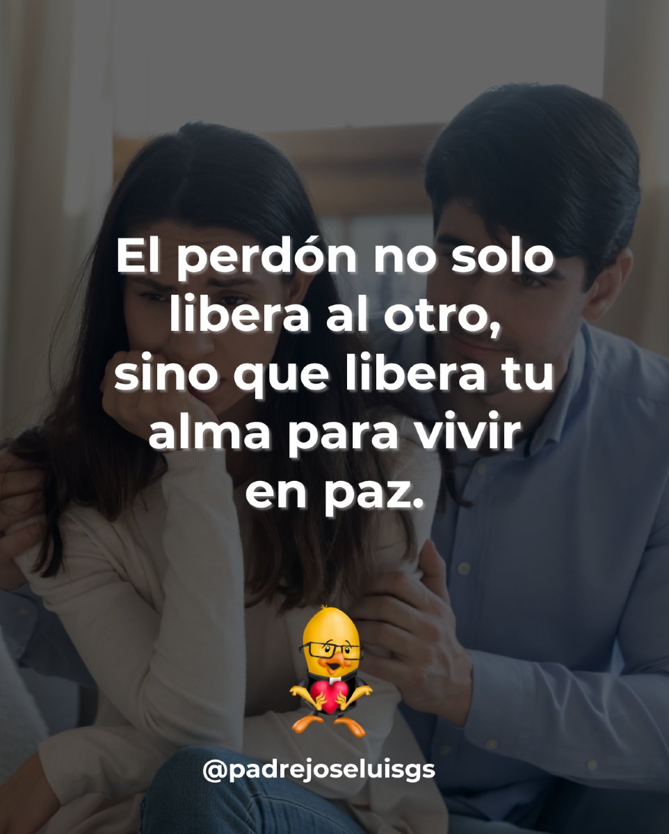 PadreJoseLuisGS's tweet image. El perdón no es solo para los demás, también es para ti. Perdonar libera tu alma, permitiéndote vivir en paz y libertad. 💖🕊️

#PoderDelPerdón #LibertadInterior #PazEnElCorazón #PadrePollo