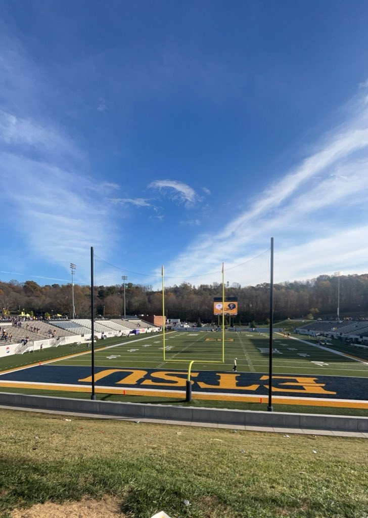 gavinwhited01's tweet photo. Great day in the TN with the @ETSUFootball. Big thanks to @CoachIsaacVance for the invite big win for the Bucccs!! 💙💛 @CoachTreLamb9  @ScoutAPC https://t.co/JDurWaNDUv