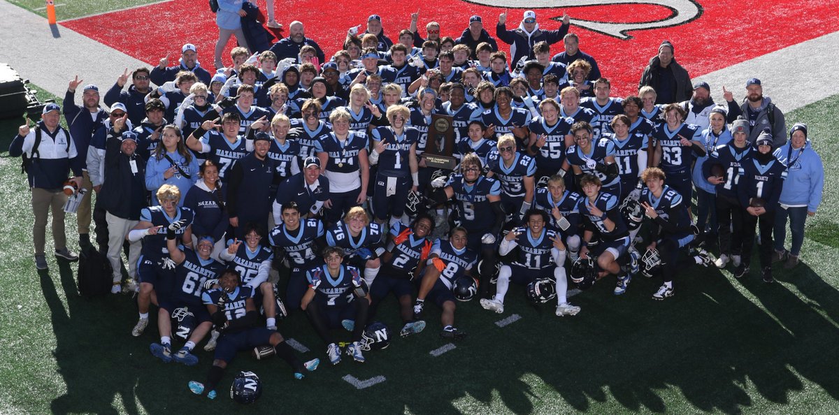 IHSA_IL's tweet photo. 🏈🏈 TOP 5⃣0⃣ #IHSA FOOTBALL PROGRAMS 🏈🏈
📅 1974 | 2024

⭐️⭐️#⃣1⃣7⃣⭐️⭐️
🦤 Nazareth Academy Roadrunners
📍 LaGrange

🔗🏈More on Naz and the Top 50 Programs▶️https://t.co/zGr6ldV1zz

🔗👕 Exclusive Top 50 shirts▶️https://t.co/4p48oPInny https://t.co/DbWPUQFZSV