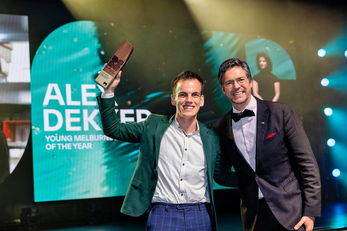 cityofmelbourne's tweet photo. We’re still buzzing from #MelbourneAwards last night 🤩

Huge congrats to the new Melburnian of the Year Rebecca Scott OAM, Young Melburnian of the Year Alex Dekker, and all the category winners!

Read more: https://t.co/yybXI3Mbp7 https://t.co/HFcr4EKWLb