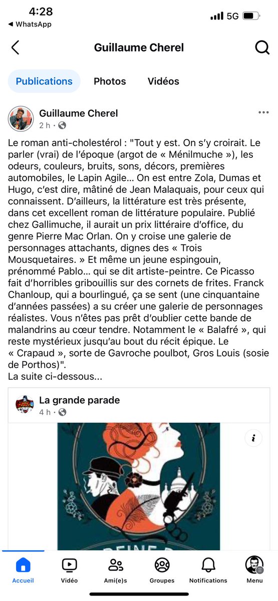 Mais quel plaisir de lire cette chronique , venant d’un auteur que j’ai toujours admiré , c’est encore plus fort . Merci Guillaume !