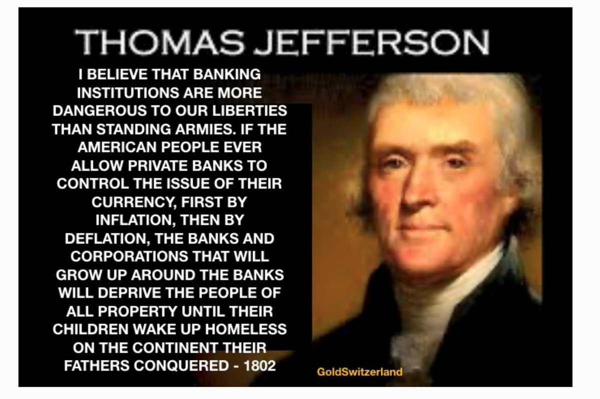 Acdoc88's tweet photo. #StopTheFed
Bring America's Federal Banking to America, not the Rothschild's! https://t.co/QQE3aFb8yR