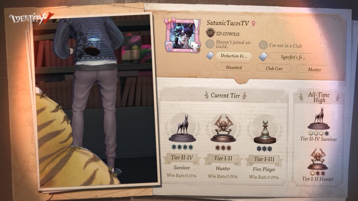 AnnaVicious's tweet photo. I'm playing Identity V. Fancy a game? https://t.co/9iaxIsPodh