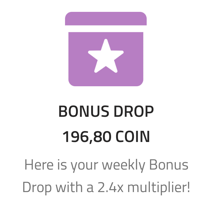 MilanRybr1's tweet photo. I got a Bonus Drop and collected 196,80 COIN! https://t.co/spMA13a75B https://t.co/BEaA2RbZM0