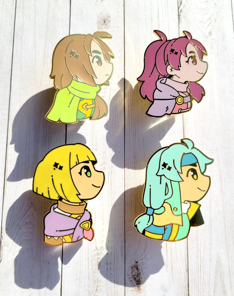 SPECIAL NOTICE: My #GoldenSun pins are being officially RETIRED! 

Once these are sold out, I will no longer be carrying them. Currently, there is LIMITED STOCK on quite a few of them.

Thanks to everyone for the huge support with these!