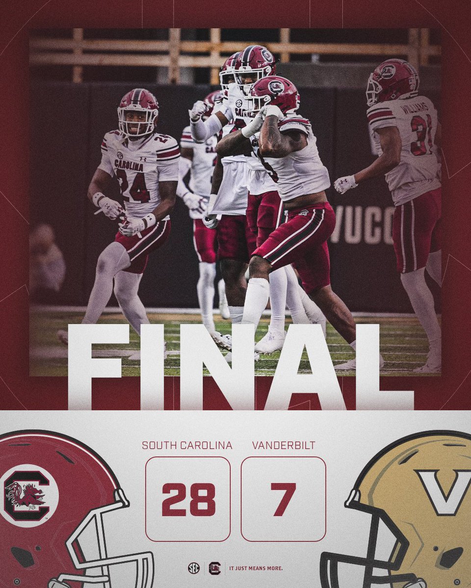 South Carolina stays scorchin' 🔥📈

<a href="/GamecockFB/">Gamecock Football</a> x #SECFB