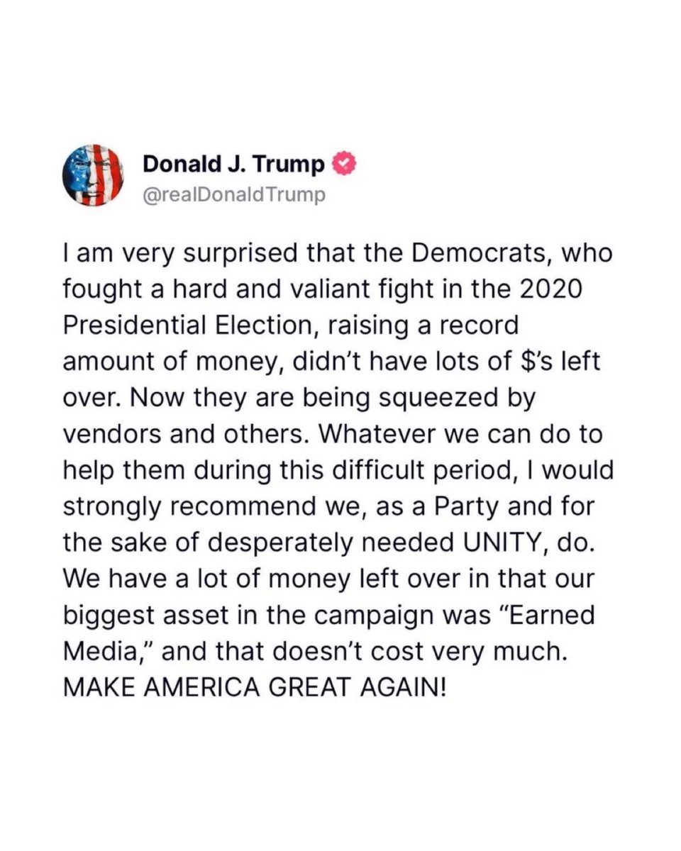 scubaryan_'s tweet image. Donald Trump has offered to help pay off the $20M debt that Kamala Harris campaign currently has