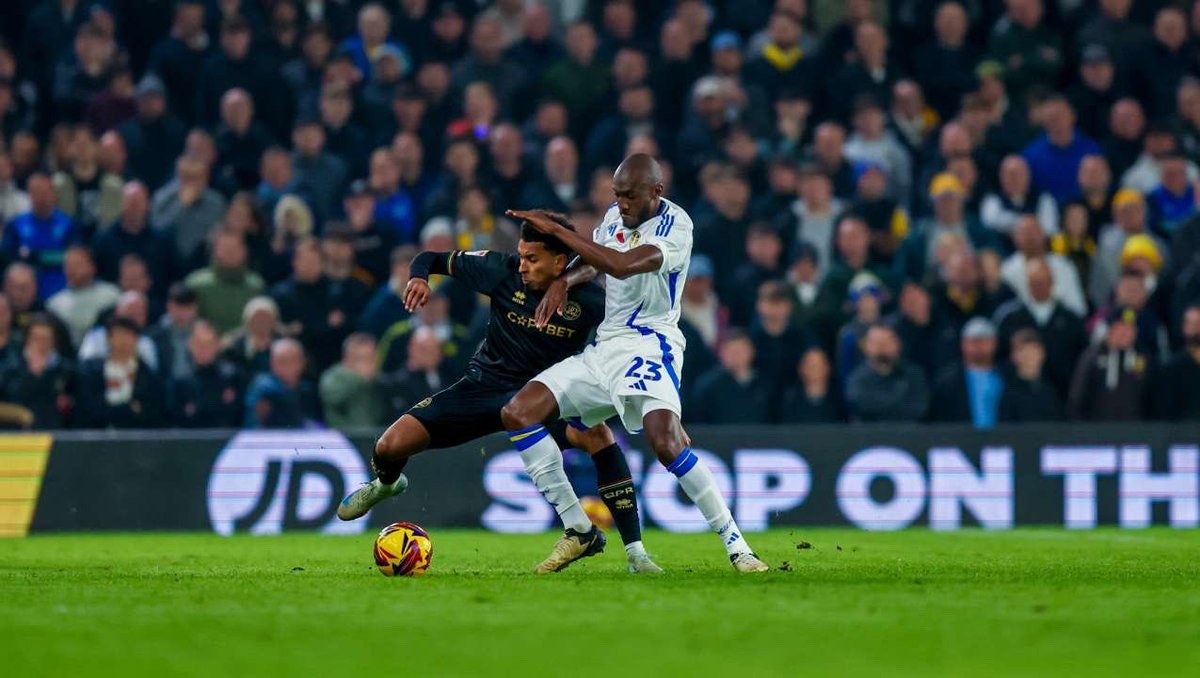 JossGuilavogui's tweet photo. Last international break i was home and jobless. 

Today i’m playing for @LUFC and Winning at Elland Road. ⭐️

Feel grateful and blessed. 🙏🏿

💙🤍💛 https://t.co/AUxIWW4e6v