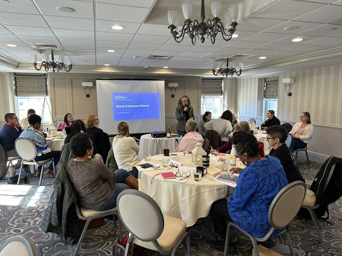 Grateful for the power, purpose, and passion at the <a href="/PPSNE/">PlannedParenthoodSNE</a> board retreat today! The election may not have gone our way, but our commitment to expanding reproductive healthcare is stronger than ever. The work is vital—get involved and help drive change.