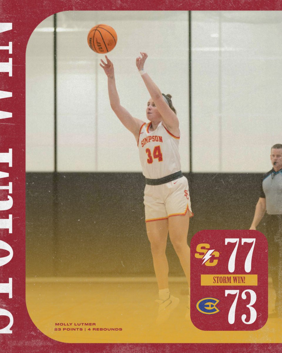SCStorm_WBB's tweet photo. 💰 MONEY MOLLY 💰

Molly Lutmer hit the go-ahead jumper with five seconds left as we pick up win #1! She scored 16 of her 23 points in the second half, which we ended on a 21-7 run 🔥 

📰 https://t.co/kEv5VYKZ2J

#rollriversWBB #d3hoops https://t.co/qq4kwJxjlV