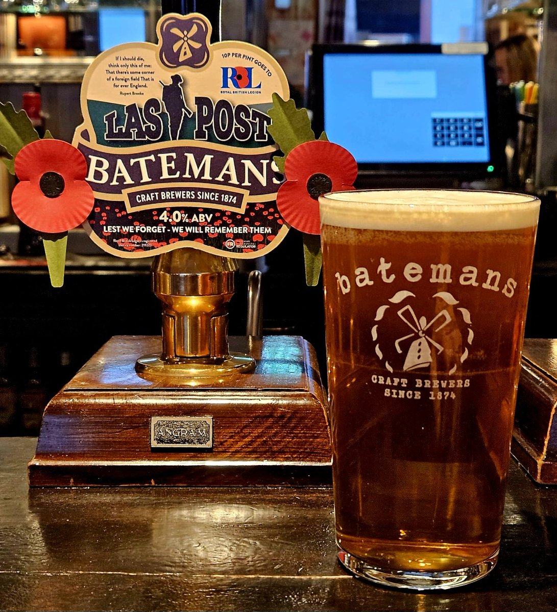 Look what's now at The Carps. The delicious Last Post. 4.0ABV. A floral grapefruit aroma with dry citus flavour. How good does this pint look? Try it while you still can <a href="/batemansbrewery/">Batemans Brewery</a> <a href="/VisitBostonUK/">Visit Boston</a> #LincsConnect <a href="/bostontownfc/">Boston Town FC</a> <a href="/BostonRFCUK/">Boston Rugby Club UK</a> <a href="/FirstaidteamBos/">Boston First Aid Team</a> <a href="/endeavourfm/">107 Endeavour FM</a>