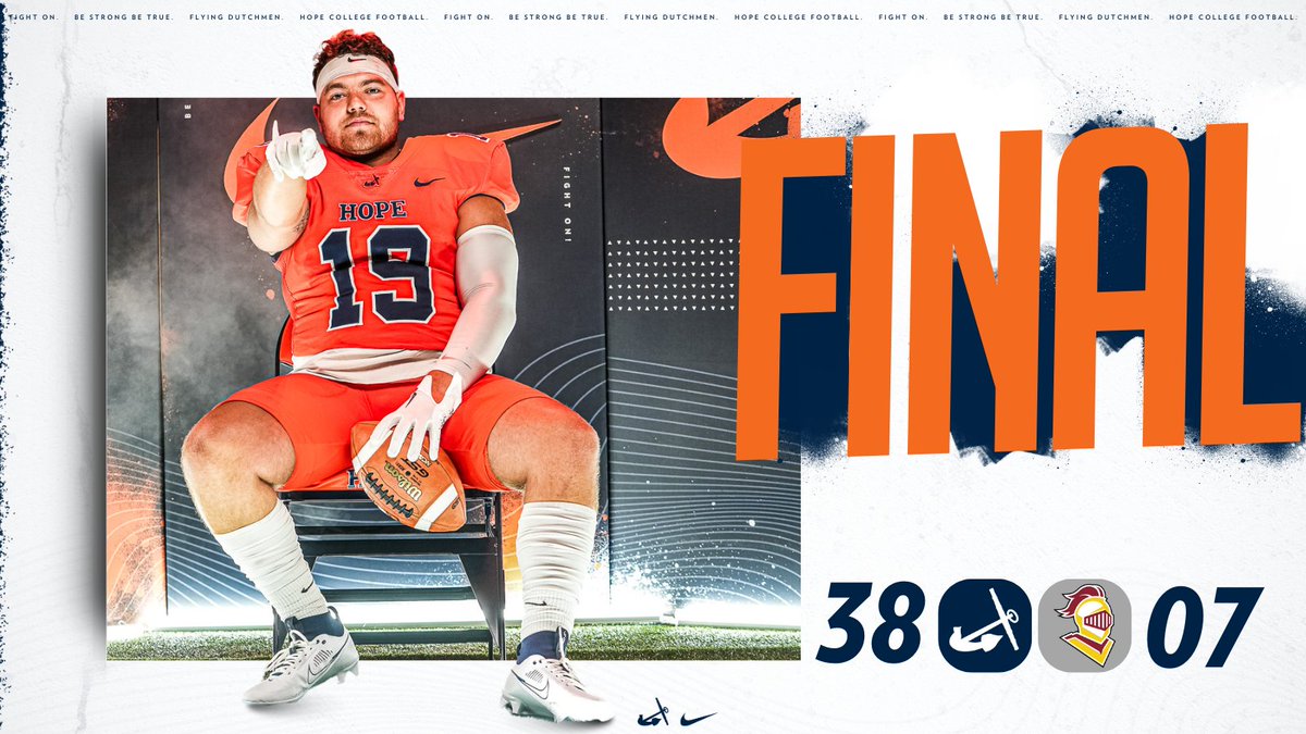 Hope College Football tweet media