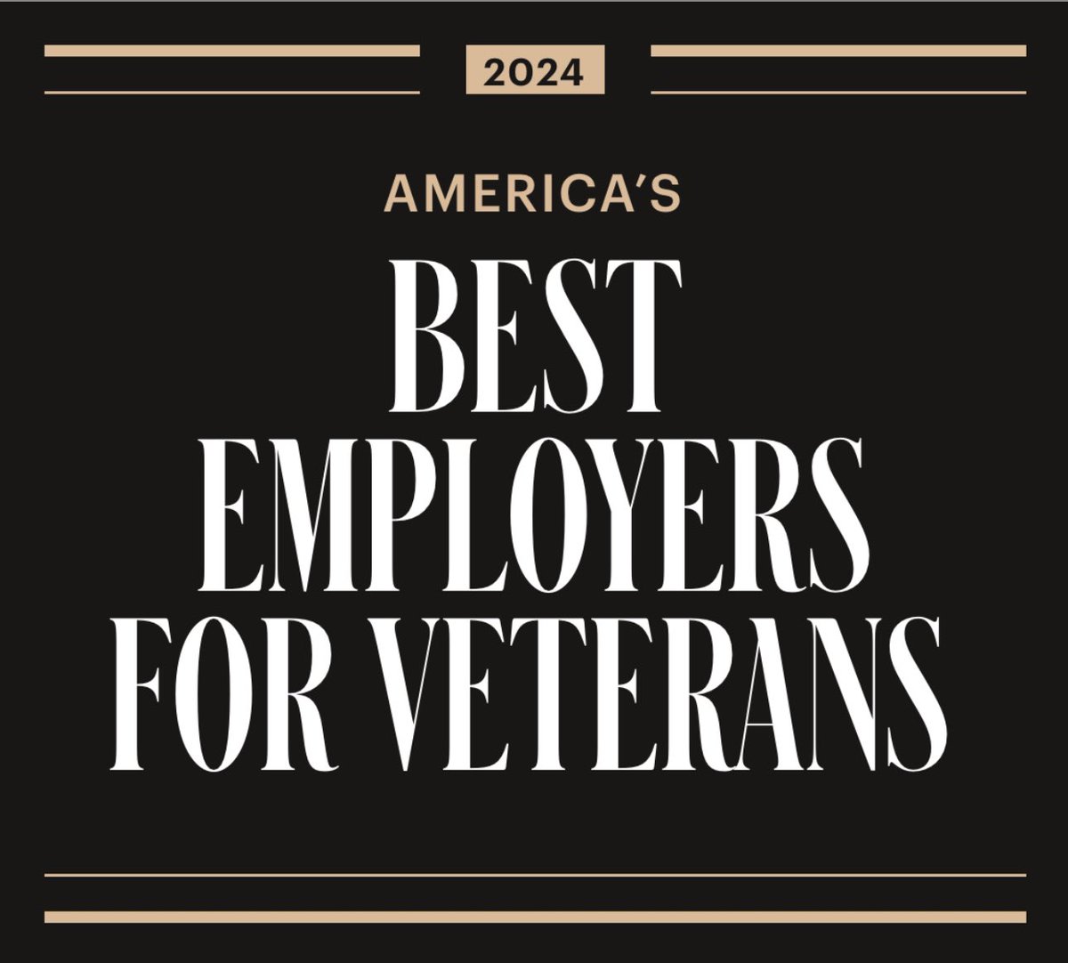 Benioff's tweet image. Salesforce:
#1 Best Employer for Veterans. 
Thank You For Your Service &amp;amp;
Happy Veterans Day. ❤️🇺🇸

forbes.com/lists/best-emp…