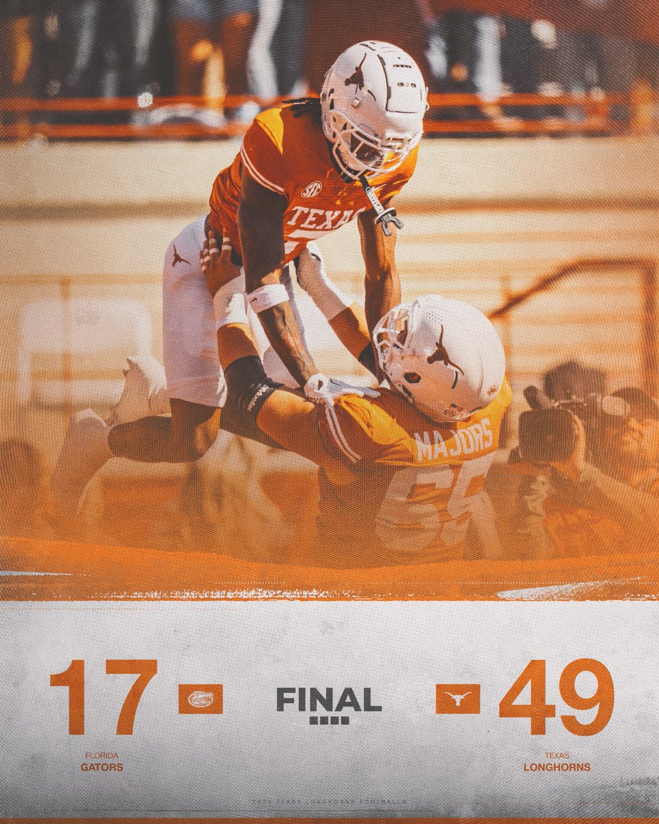 TexasFootball's tweet image. Another day, another W 🤘