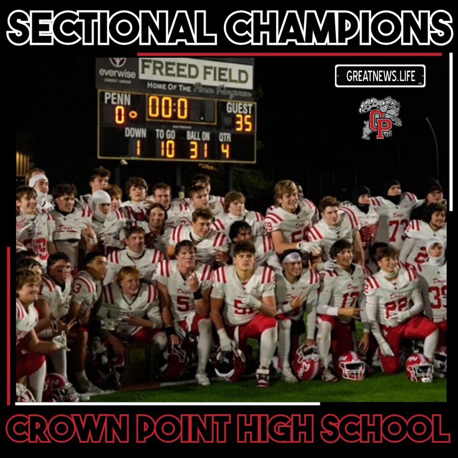 Crown Point Football tweet media