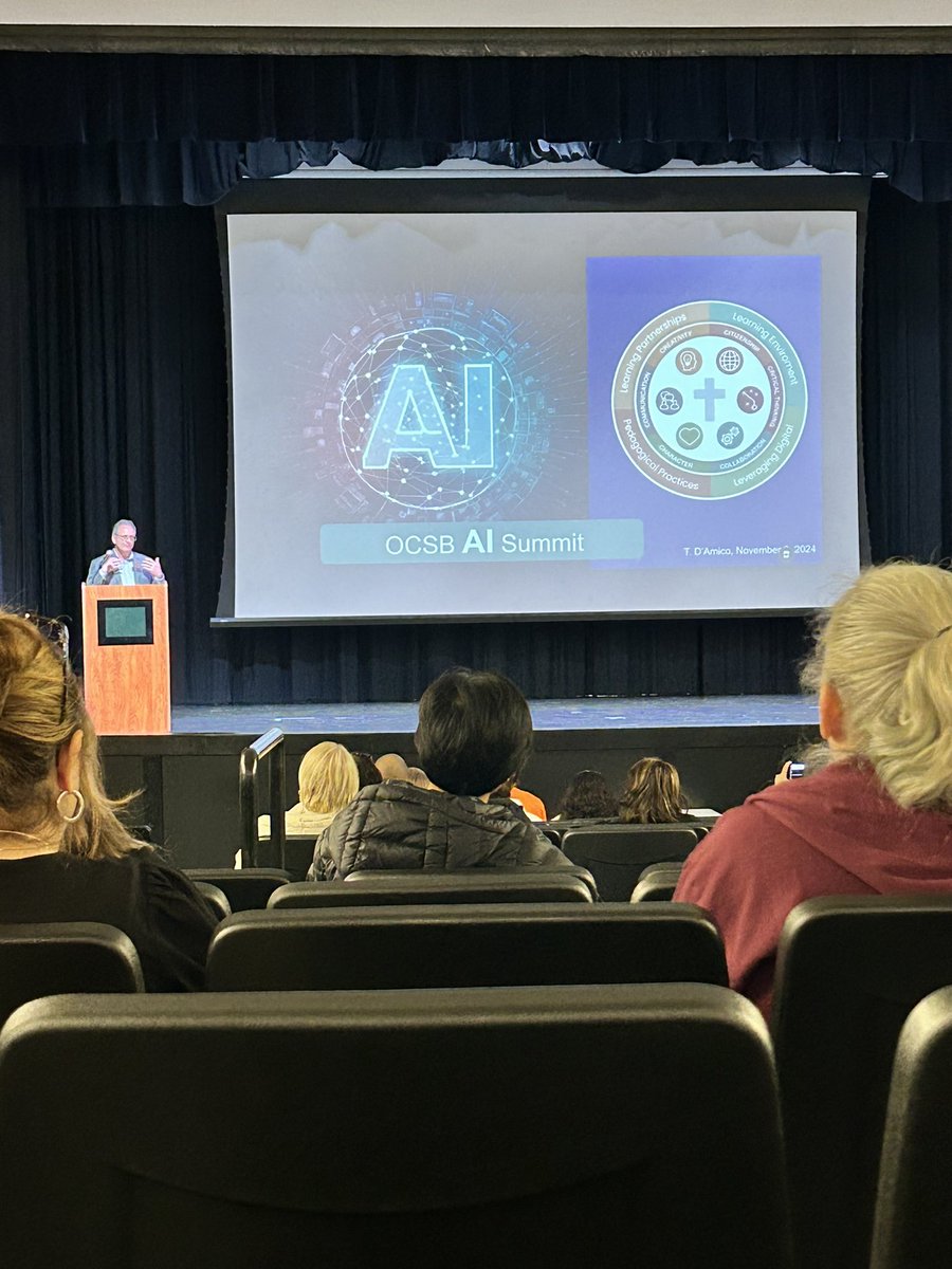 MsWood26's tweet photo. Great morning at the #ocsbLTsummit! I can’t wait to start trying out some new tools in the classroom! @ocsbLT
@ottcatholicsb
#ocsbAISummit https://t.co/wRukquUCtg