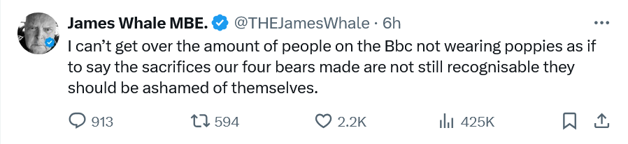 Four bears sacrificed themselves for the UK.

I've got Paddington and Pooh, what were the other two?