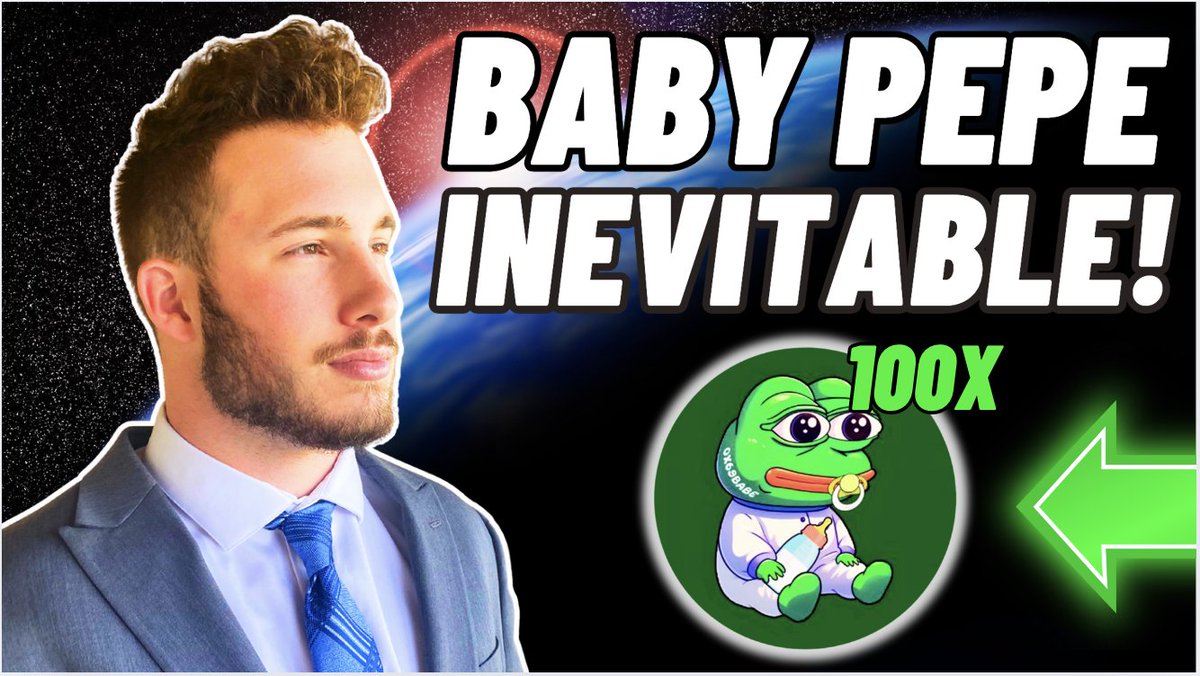 #BABYPEPE <a href="/0x69babEPepe/">Baby Pepe</a> Life-Changing Potential!!

Don't Miss This Project!!🤝🚀

YouTube Video: youtu.be/4c0dGT7kiPA?si…

#Crypto #memecoin #Altcoins #PEPEARMY #Trump #ElonMusk #Election #Bitcoin #Binance $HOPPY $SPEEDY $PEPE $TURBO $GROGGO #Coinbase #KuCoin $SPX #MEXC #Bitget