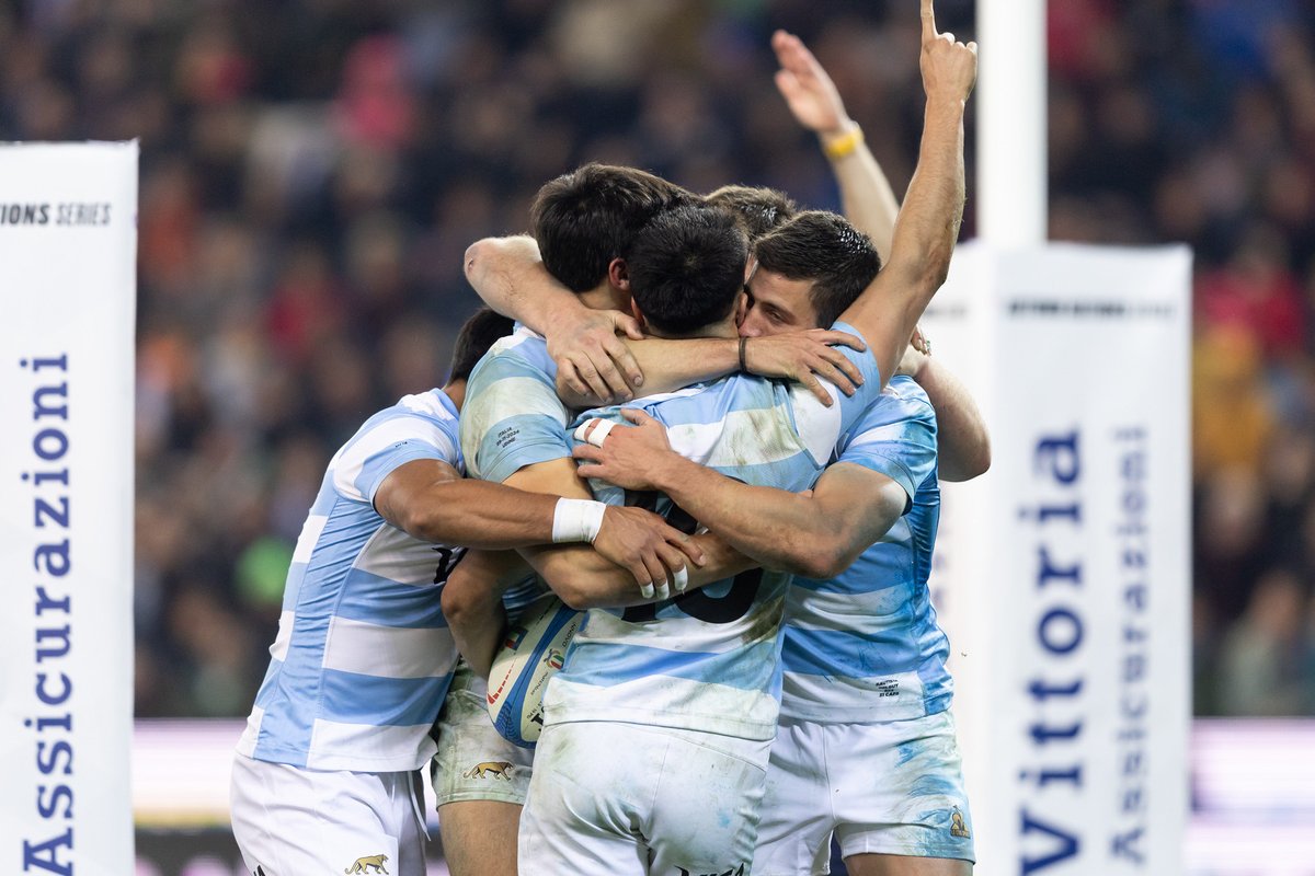 aplenorugby's tweet photo. #TestMatch #ITAvARG ¡Gran noticia para el rugby argentino! 🇦🇷
Desde este lunes, Los Pumas ocuparán el quinto puesto en el ranking mundial.
1. Sudáfrica - 91.77
2. Nueva Zelanda - 91.21
3. Irlanda - 90.58
4. Francia - 86.96
5. Argentina - 85.60
6. Escocia - 83.39
7. Inglaterra - 82.62
8. Australia - 81.14
9. Fiji - 79.07
10. Italia - 78.67