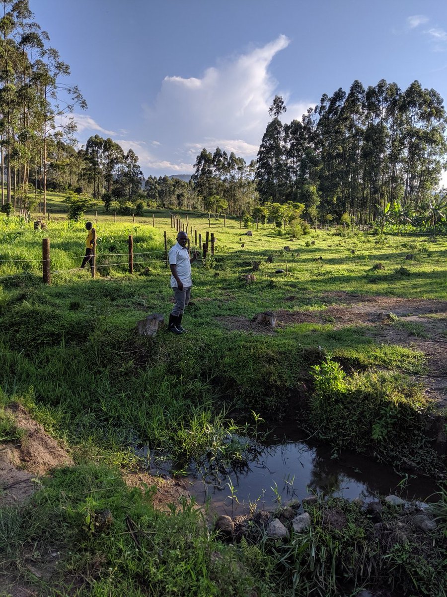 PausonJ's tweet photo. Visiting site selected for fish farming@Rural Aquaculture Development Rukungiri RAD LTD https://t.co/YD8hht4BXM