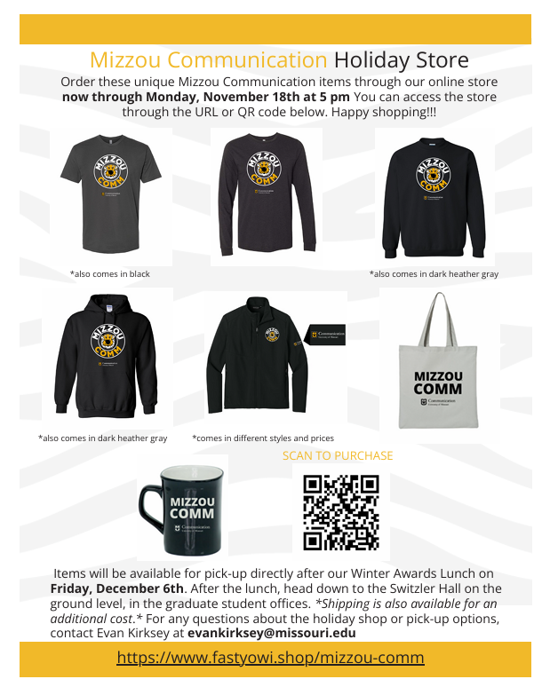 MU Comm Department tweet media