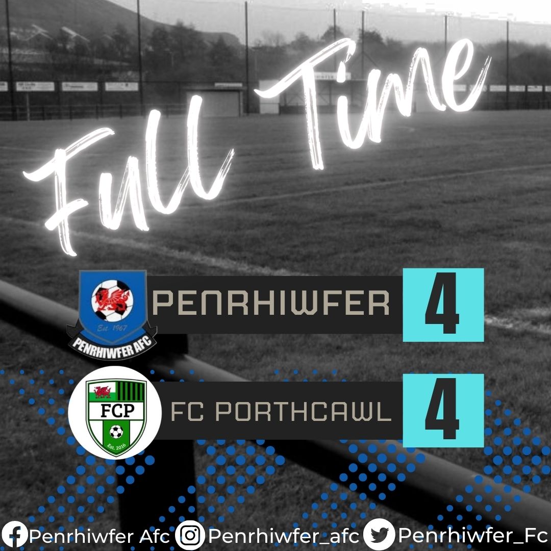 Penrhiwfer_Fc's tweet photo. Great cup tie at the Fer Camp today. We took the lead and were 4-1 up with 15m to go. But credit to @FCPorthcawl who battled back to 4-4. Into penalties and the visitors go through ⚪🔵🔴
#upthefer #togetherstronger #thefer
#readytogo #football #SWFA #Seniorcup https://t.co/dJ5lAYOzDP