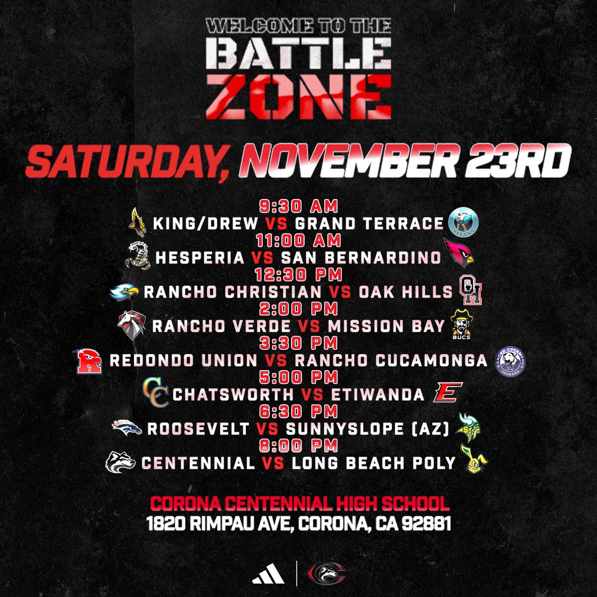 Etop Udo-Ema (@etopudoema24) on Twitter photo The BattleZONE‼️
Hosted by <a href="/Cen10Hoops/">Cen10Hoops</a>
Friday Nov 22nd and Saturday Nov 23rd
Don’t Miss It.
<a href="/FrankieBur/">Frank Burlison</a> <a href="/latsondheimer/">eric sondheimer</a> <a href="/Ballislife/">Ballislife.com</a> <a href="/overtime/">Overtime</a> <a href="/ebosshoops/">Eric Bossi</a> <a href="/PaulBiancardi/">Paul Biancardi</a> <a href="/FullTimeHoops1/">Aaron Burgin</a> <a href="/Wootten_Camp/">Coach Wootten's Basketball Camp</a> <a href="/Zachjb5/">Zach Becerra</a> <a href="/NinaZDallas/">Nina Z</a> <a href="/niquedunning/">Dominique Dunning</a> <a href="/coachjg5/">Josh Giles</a> <a href="/ShannSharpe2/">Shannin</a> <a href="/isaacudoema/">Isaac</a> The BattleZONE‼️
Hosted by <a href="/Cen10Hoops/">Cen10Hoops</a>
Friday Nov 22nd and Saturday Nov 23rd
Don’t Miss It.
<a href="/FrankieBur/">Frank Burlison</a> <a href="/latsondheimer/">eric sondheimer</a> <a href="/Ballislife/">Ballislife.com</a> <a href="/overtime/">Overtime</a> <a href="/ebosshoops/">Eric Bossi</a> <a href="/PaulBiancardi/">Paul Biancardi</a> <a href="/FullTimeHoops1/">Aaron Burgin</a> <a href="/Wootten_Camp/">Coach Wootten's Basketball Camp</a> <a href="/Zachjb5/">Zach Becerra</a> <a href="/NinaZDallas/">Nina Z</a> <a href="/niquedunning/">Dominique Dunning</a> <a href="/coachjg5/">Josh Giles</a> <a href="/ShannSharpe2/">Shannin</a> <a href="/isaacudoema/">Isaac</a>