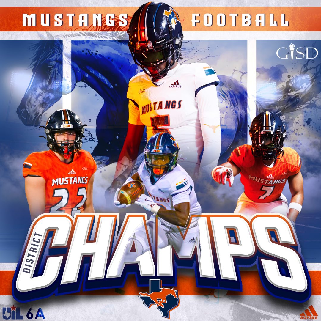 🟠Back 2 Back 8-0 Undefeated District Seasons for the Stangs 🔵

🏆 2024 Undefeated District 9-6A CHAMPS 🏆

• Regular season 9-1 (8-0)

• Week 1 of Playoff Season is here. Mustangs ready

Shoutout to @choosegarlandisd for the District Champs graphic #unmatched

#TNDO #SachseU